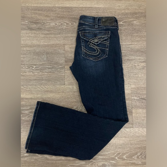 Silver boot cut Y2K jeans - Picture 3 of 8